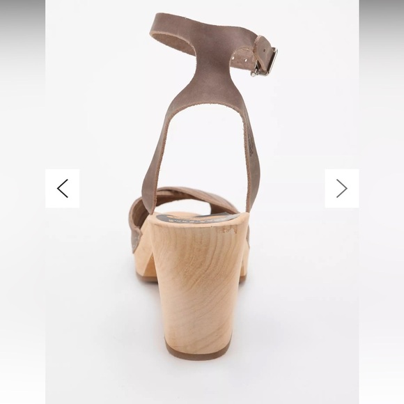 Swedish Hasbeens Olive Green Ankle Strap Sandal size 6/36 - Picture 11 of 12